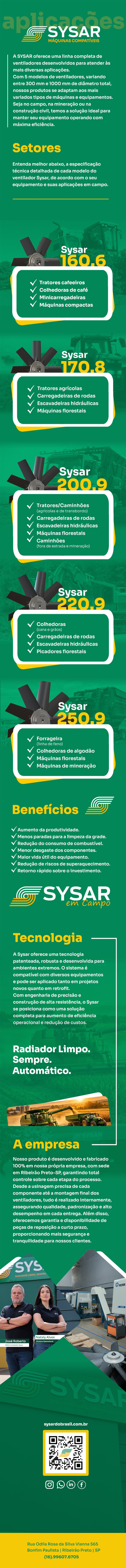 SYSAR - Máquinas Compatíveis